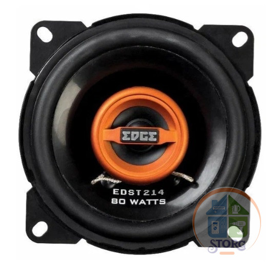 Автоакустика Edge EDST214-E6 (Мощность 80Вт; Чувств.84дБ;Коаксиальная АС;Диап.воспр.част.100-2000Гц)