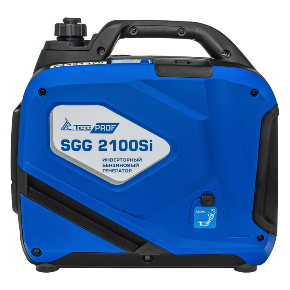 Генератор бензиновый инверторный ТСС SGG 2100Si (1.8/2.1кВт, 230В, 1-фаз., 4-такт., ручной, бак5.6л) Генератор бензиновый инверторный ТСС SGG 2100Si (1.8/2.1кВт, 230В, 1-фаз., 4-такт., ручной, бак5.6л)