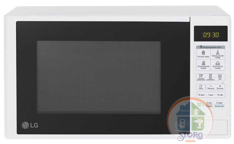 Микроволновая печь LG MS20R42D 700Вт, 20л., белый , сенсор