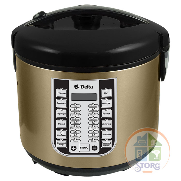 Мультиварка "DELTA" DL-6518 : 900 Вт, 5л, 28 ПРОГРАММ, книга рецептов )(4)