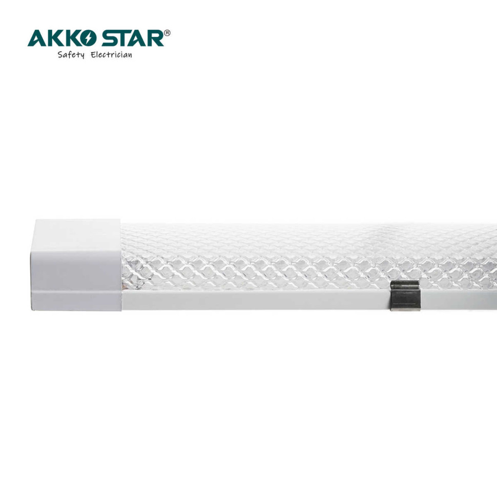 Светильник линейный светодиодный AKKOSTAR T12-100W/8000lm призма (6500K) 1200мм