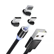 Кабель USB MRM-360m Micro Силиконовый 1200mm (магнитный 360 градусов) White