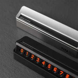 Визитница - Временная карта парковки Xiaomi BCASE TITA Temporary  Parking Card, Серебро