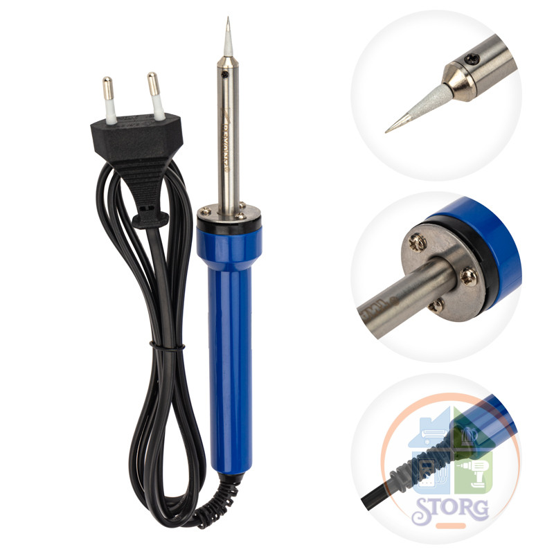 Паяльник с керамическим нагревателем, точная пайка REXANT 220V/ 30 Вт