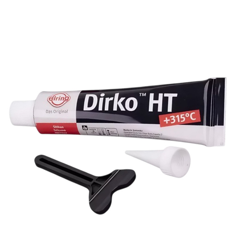 Герметик Dirko силиконовый Черный (12шт)