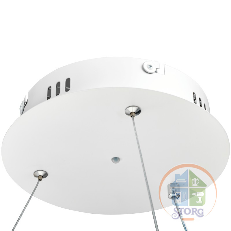 Люстра потолочная LED димм LUCIDO ДУ 3 реж O500х1000 60Вт 2550К/3350К/4550К 18м2,бел,52934 1 Ritter