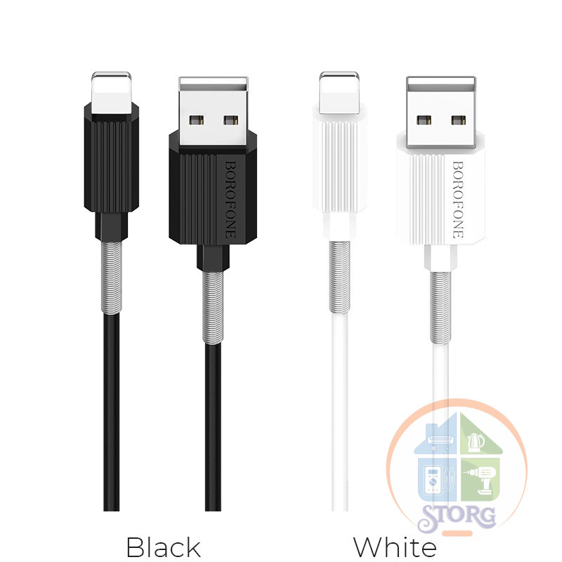 Кабель USB Borofone BX11 UJet  Lightning 1000mm (black)