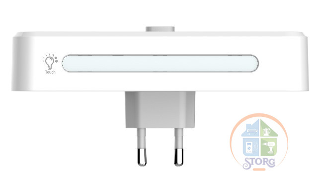 CЗУ + ночник LDNIO SC2311 2  розетки + LED Ночник/ 2500W/ 3 USB: QC 3.0+PD 3.0 20W/ White