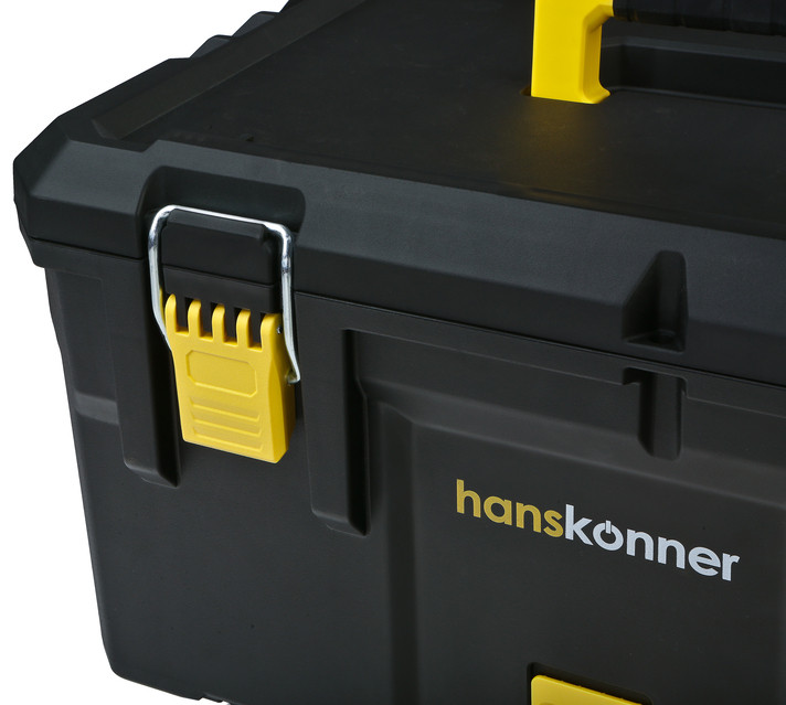 Ящик модульный размер "M" Hanskonner HSP280, система хранения HANSTORAGE PLUS, 525x373x280мм