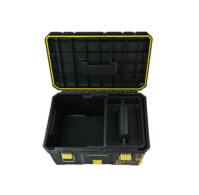 Ящик модульный размер "M" Hanskonner HSP280, система хранения HANSTORAGE PLUS, 525x373x280мм