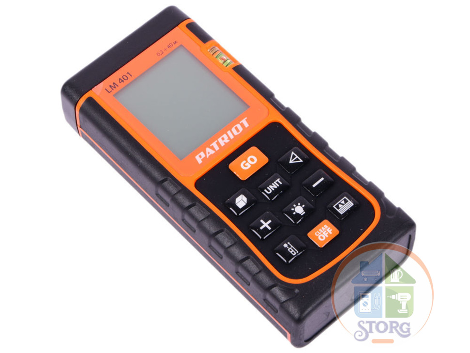 Дальномер лазерный PATRIOT 120201050 LM 401 Patriot Professional 40метров, дюймы, футы, метры