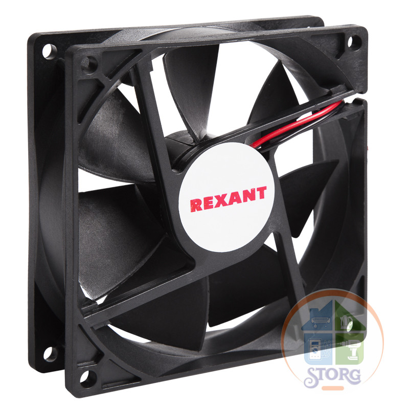 Вентилятор осевой RX 9225MS, DC 24В REXANT