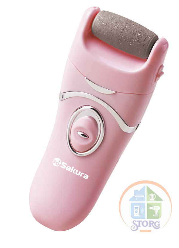 АКЦИЯ! Пемза электро SAKURA SA-5506P 2 насадки 2 скорости