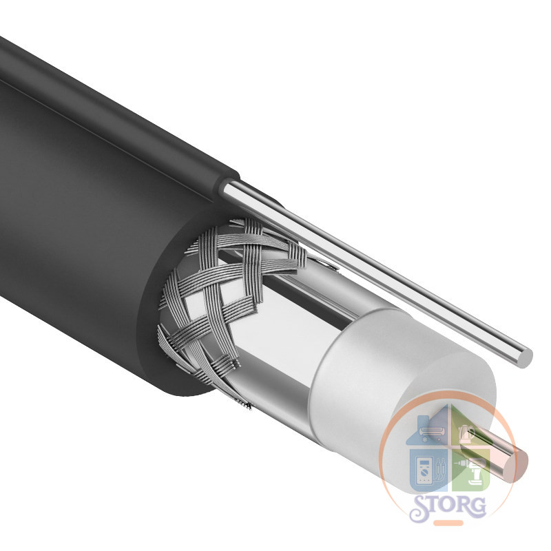 Кабель RG-11U (75 Ом) 305м OUTDOOR + ТРОС*1   REXANT