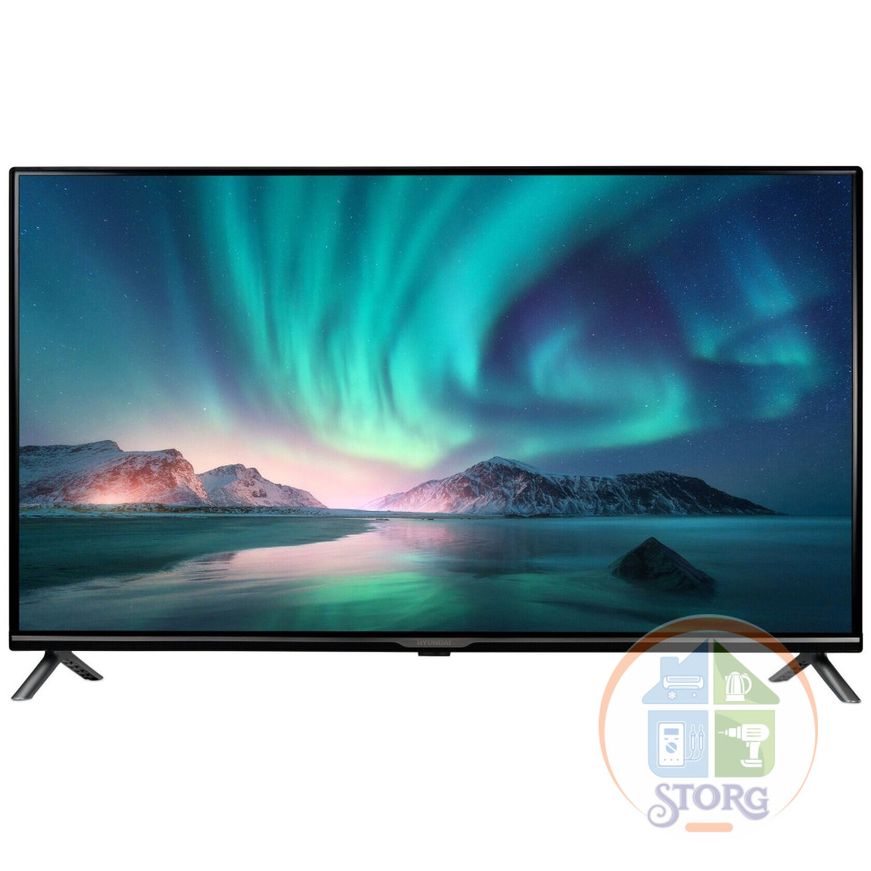 40" Телевизор Hyundai H-LED40BT3001 черный/серебристый 1920x1080, Full HD, 50 Гц
