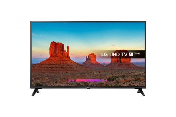 49" Телевизор LG 49UK6200 чёрный 3840x2160, Ultra HD, 50 Гц, Wi-Fi, SMART TV, DVB-T2, DVB-T, DVB-C,