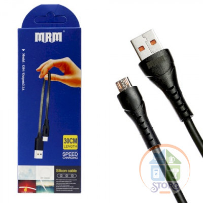 Кабель USB MRM Гелевый  G04 Micro silicone cable 30cm