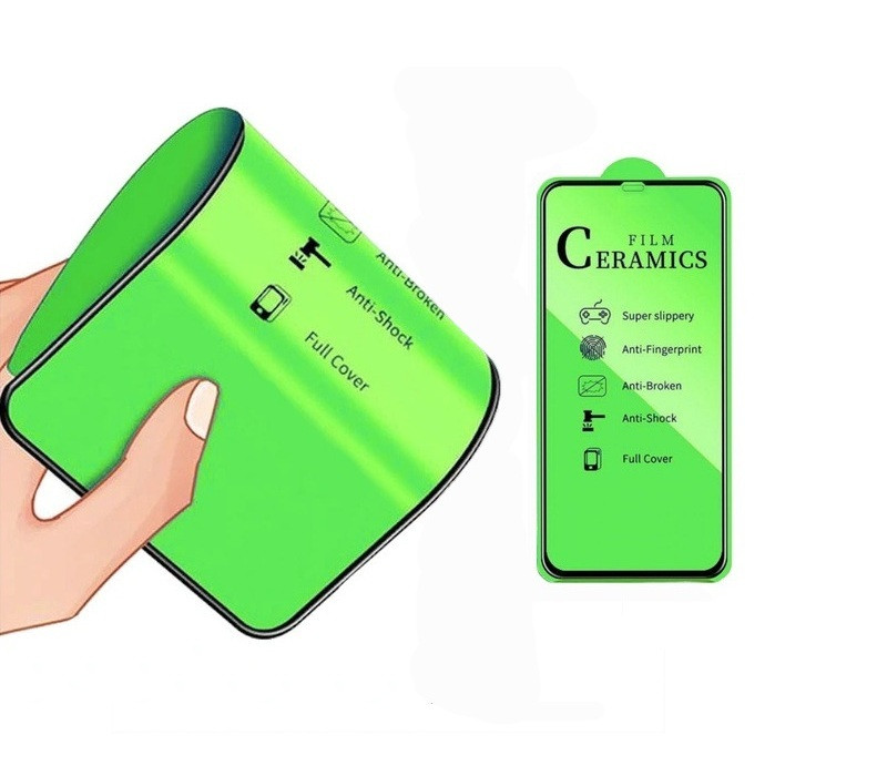 Защитная пленка 9D Full CERAMICS 25/1 для Apple iPhone 12 MINI BLACK