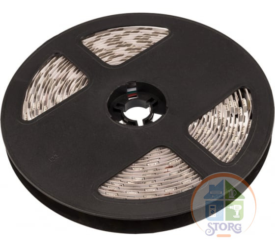 Светодиодная лента LED 12В, 10мм, IP23, SMD 5050, 60 LED/m, 12V, RGB (катушка 5 метров)