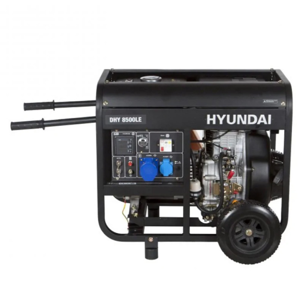 Генератор дизельный HYUNDAI DHY 8500LE (6.5/7.2кВт, 220В, 4-такт., ручн./эл.старт, мед.обм., AVR) Генератор дизельный HYUNDAI DHY 8500LE (6.5/7.2кВт, 220В, 4-такт., ручн./эл.старт, мед.обм., AVR)
