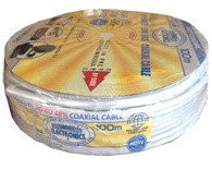 Кабель RG-6U Electronics Premium 96% (белый)(100м) (морозостойкий)