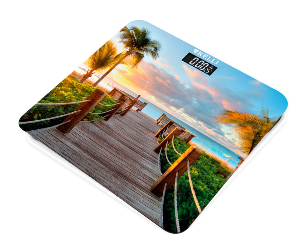 Весы напольные электронные KELLI KL-1510 180 кг ультратонкие