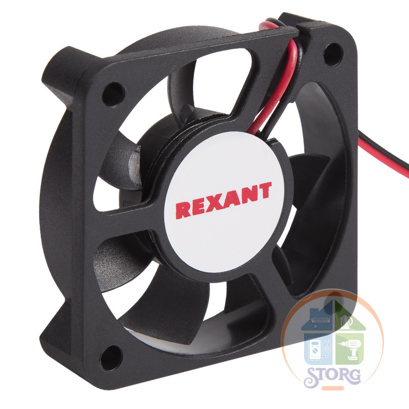 Вентилятор осевой RX 5010MS, DC 12В REXANT