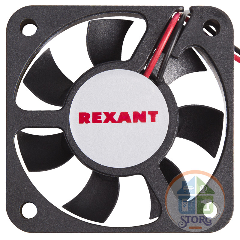 Вентилятор осевой RX 5010MS, DC 12В REXANT