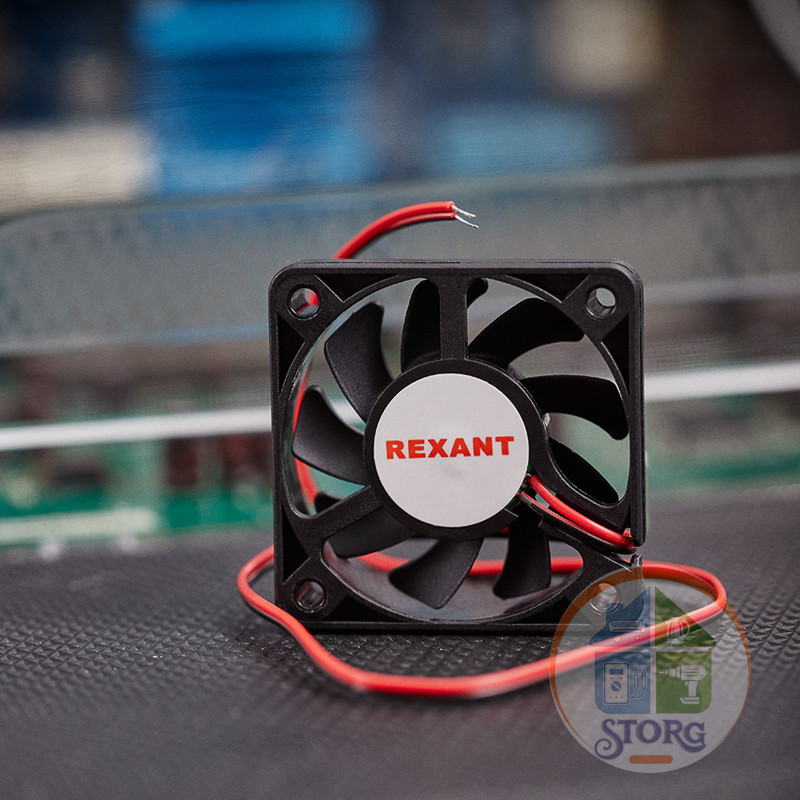 Вентилятор осевой RX 5010MS, DC 12В REXANT