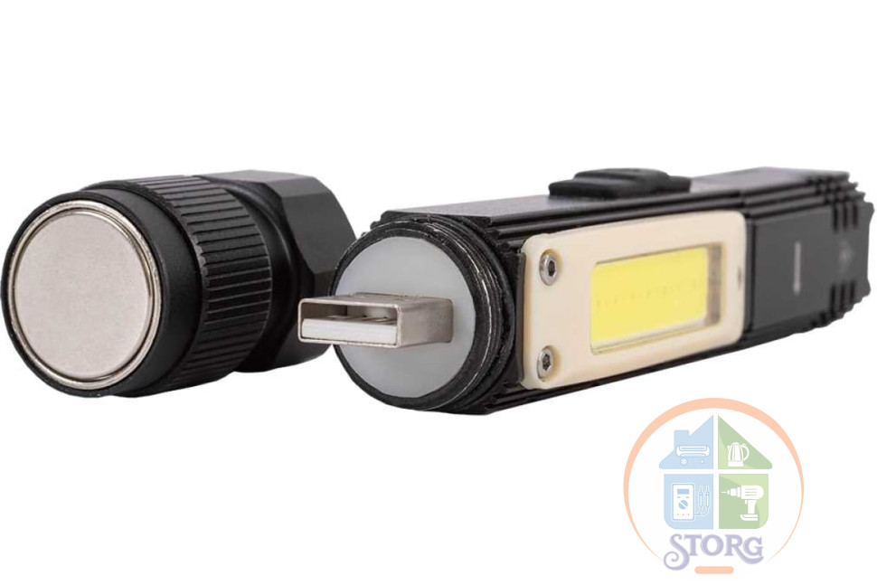 Светодиодный ручной-налобный аккумуляторный USB фонарь GLANZEN UFL-0160-05