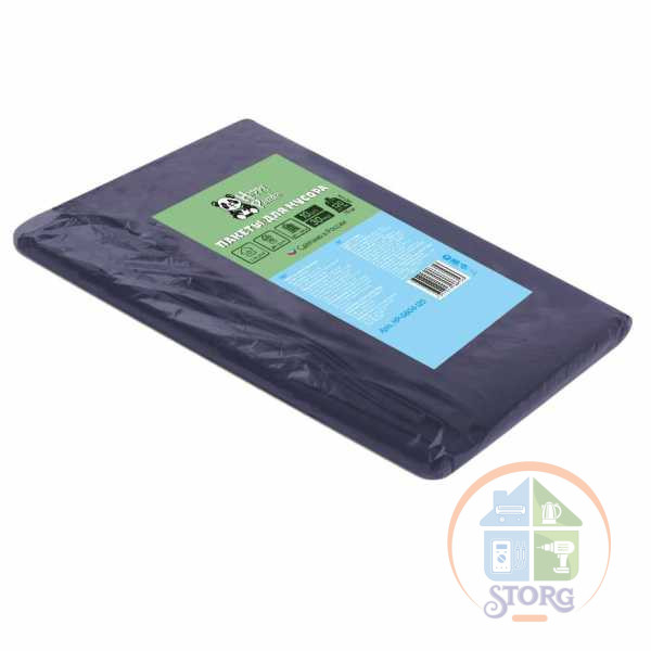 Пакет для мусора Happy Panda HP-GB04-200, 200л, в упак.10шт, 40мкр, 90х110см, черный