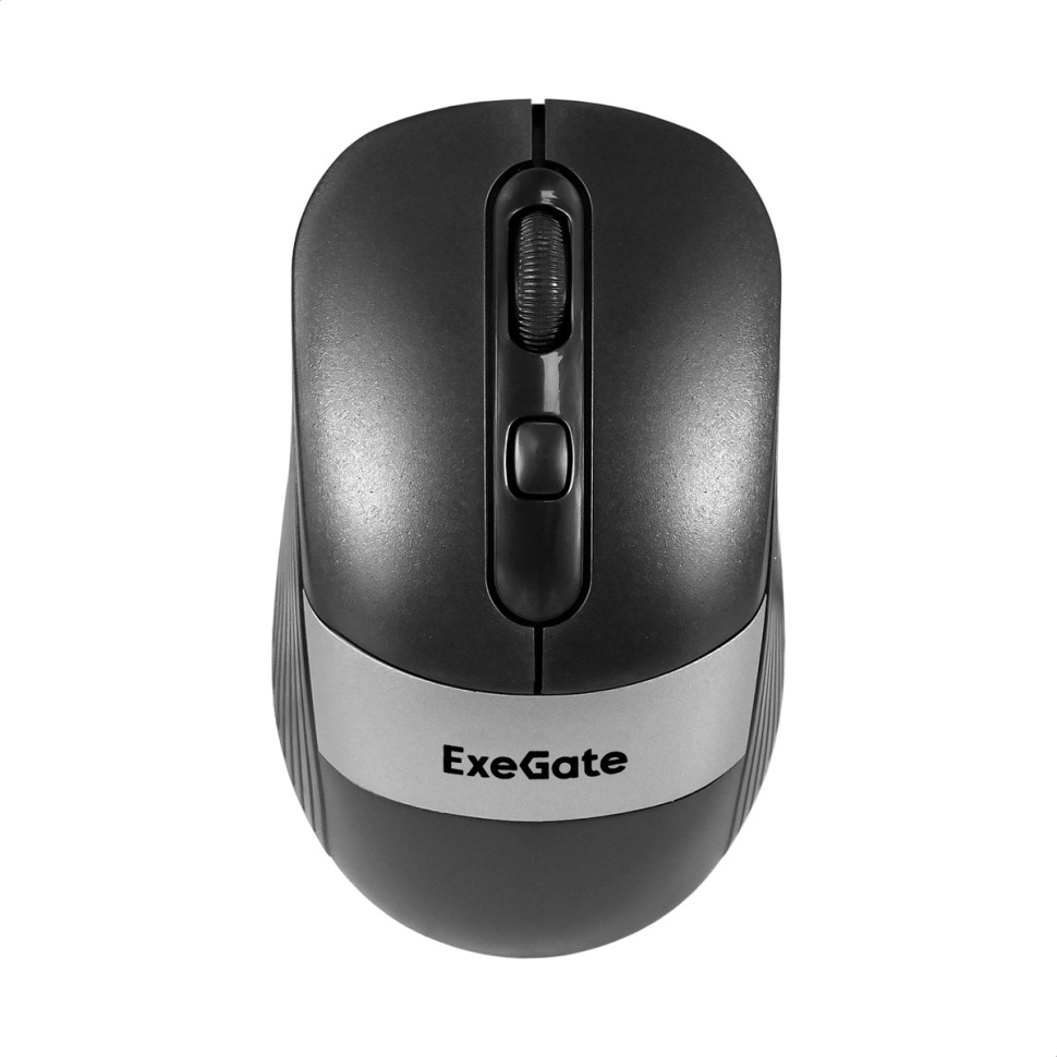 Мышь беспроводная ExeGate Professional Standard FG-10 Черный, 1200 dpi, радиоканал, USB, кнопки - 4