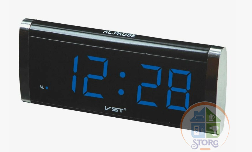 Часы настольные VST-730/5 (ярко-синий)
