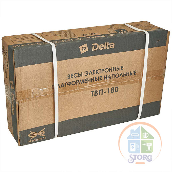 Весы торговые беспроводные коммерческие электронные ТВП-180  Delta до 200кг,30*40см (1)