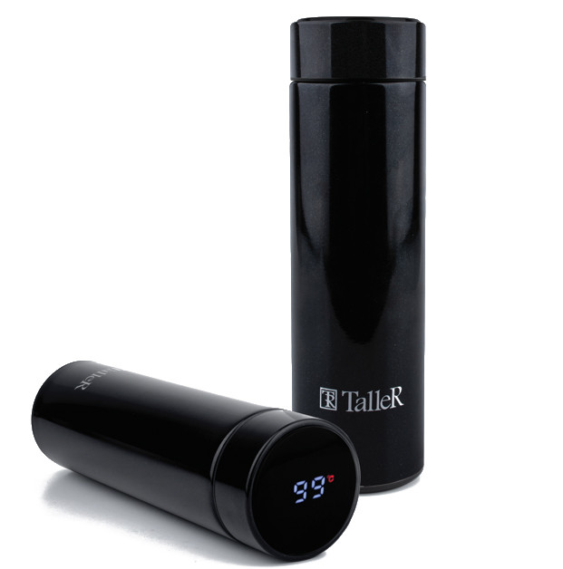 Термос TALLER TR-22422 ( Черный, 0.45 л, нержавеющая сталь, узкая горловина)