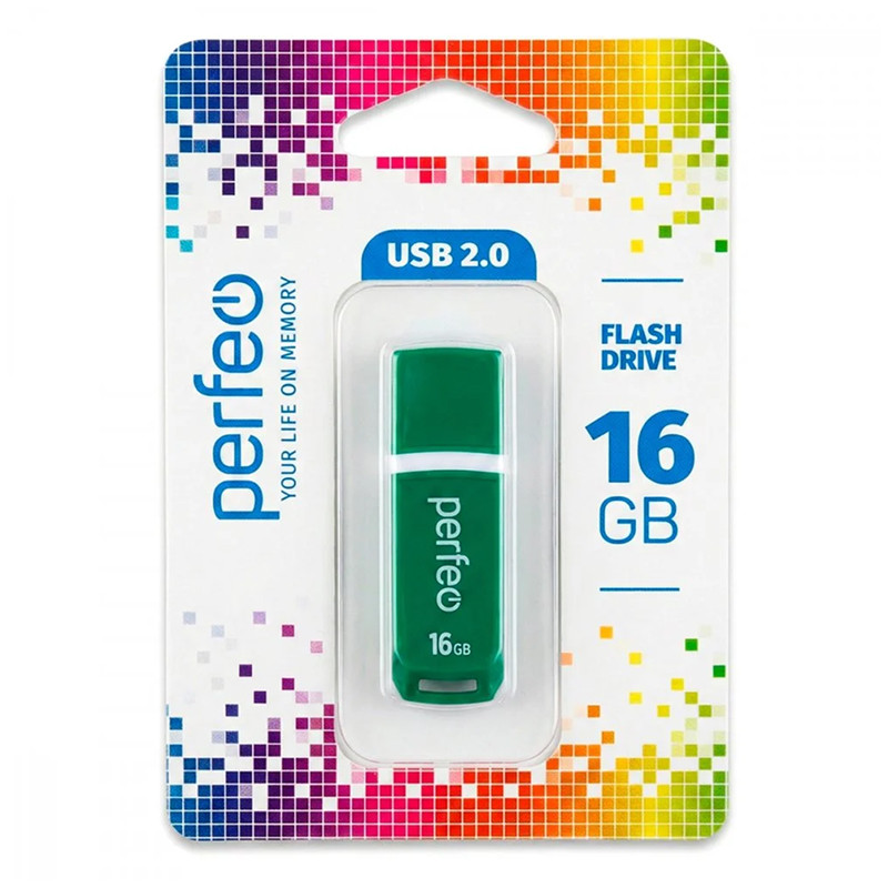 USB флеш-накопитель Perfeo 16GB C11 Green