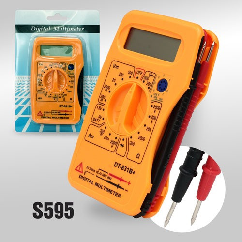 Мультиметр цифровой мини DT831B+ (тестер)(цифровой,звук.сигнал,)
