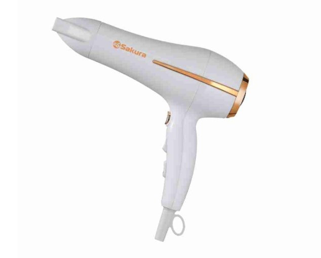 Фен для волос SAKURA SA-4052W, 2400Вт, 3 темп.режима, 2 скорости, сушка холодным воздухом Фен для волос SAKURA SA-4052W, 2400Вт, 3 темп.режима, 2 скорости, сушка холодным воздухом