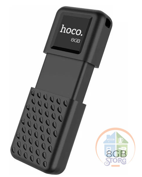 USB Флеш-накопитель 8Gb USB2.0 Hoco UD6 Insightful Черный
