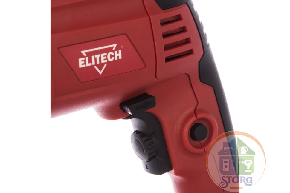 Дрель ударная электрическая ELITECH ДУ 900/2 РЭК, 900Вт, щеточный, 2 скорости,реверс,кейс