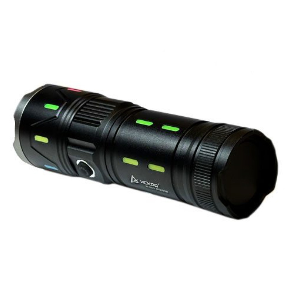 Фонарь ручной светодиодный ИСКРА IR-G32, лазерный диод, 35w, 1 режим, встрой.PowerBank