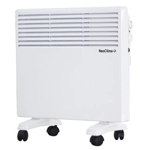 Конвектор электрический Neoclima Intenso 1000 белый, 1000 Вт, 10 м2, термостат