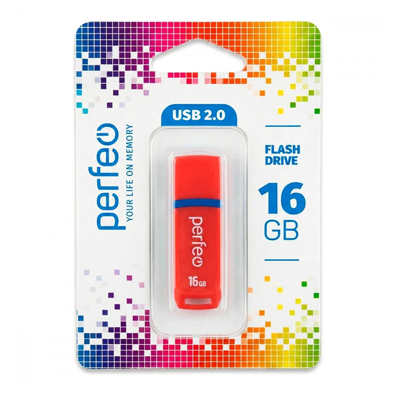 USB флеш-накопитель Perfeo 16GB C11 Red
