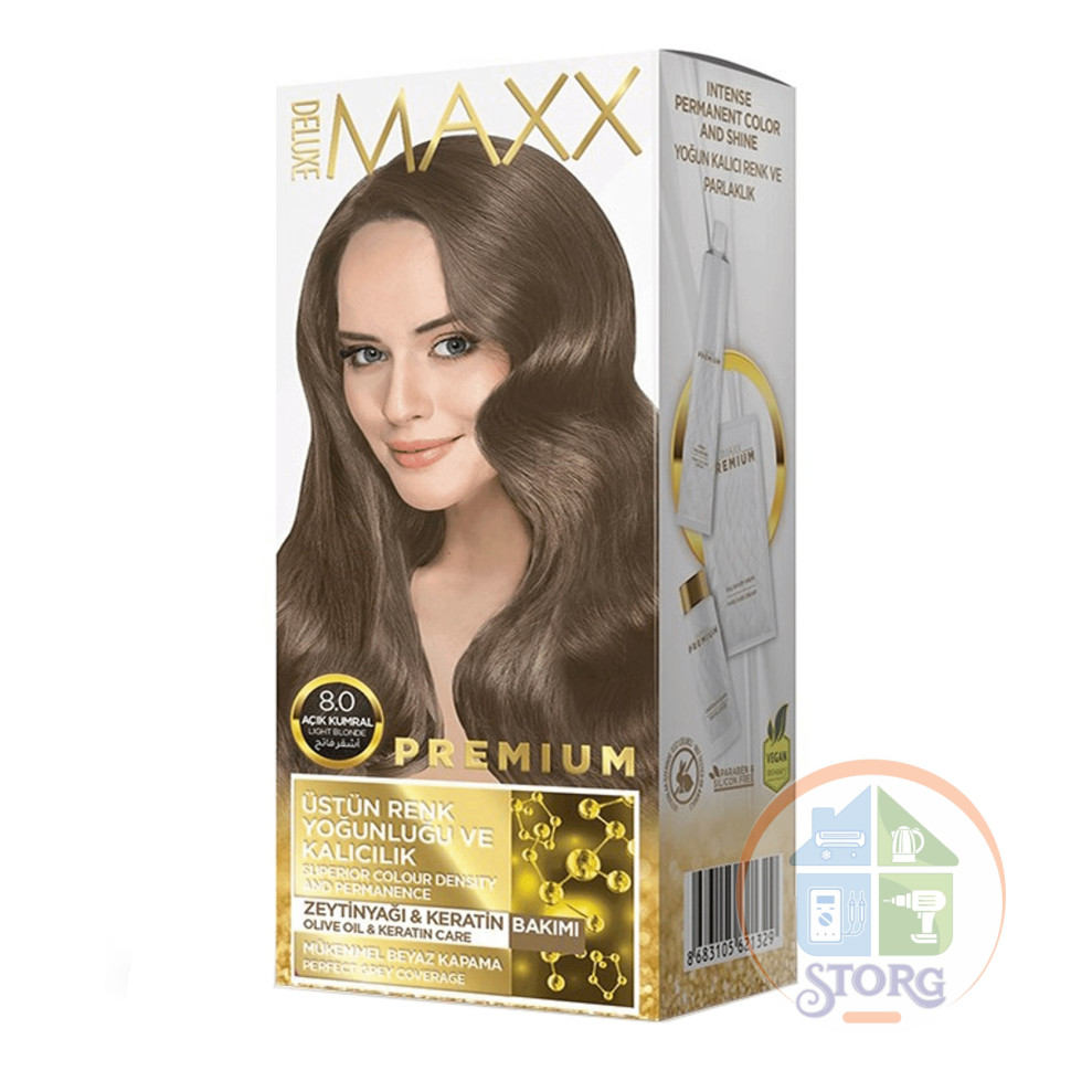 Краска д/волос MAXX DELUXE PREMIUM.Светло Русый  8,0 (24)