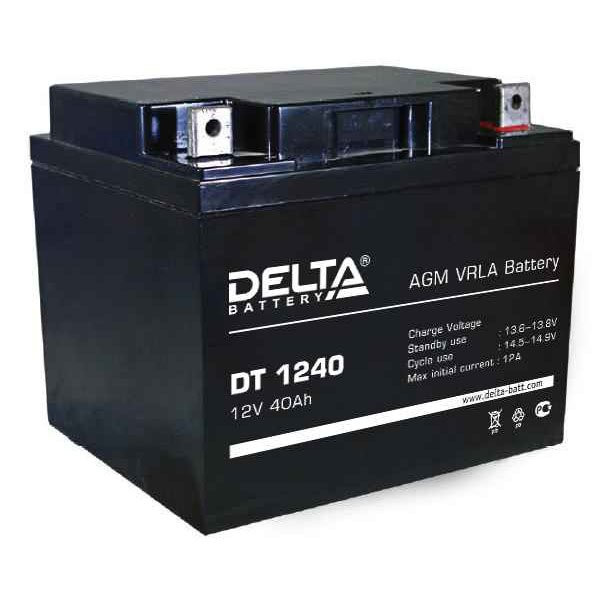 Аккумуляторная батарея DELTA  AGM-DT 1240 12v 40A (198х166х170)
