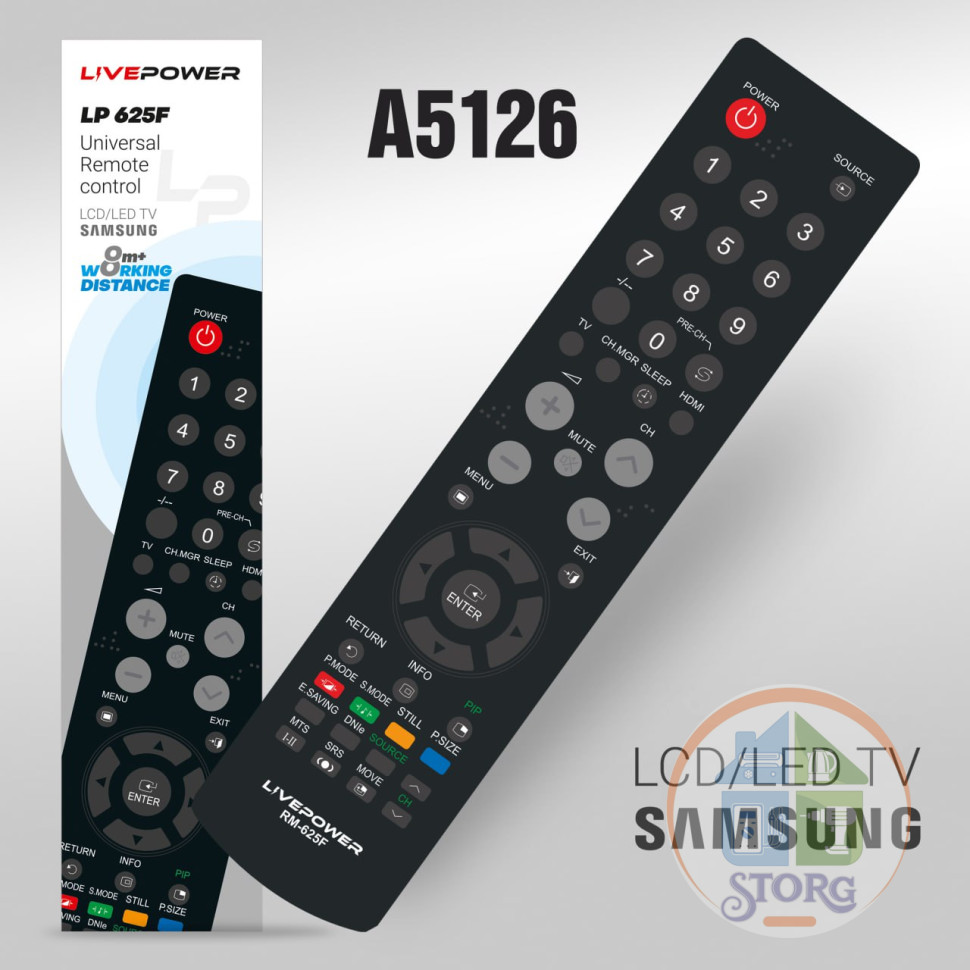 Пульт универсальный Live-Power RM-625F NEW для телевизоров Samsung