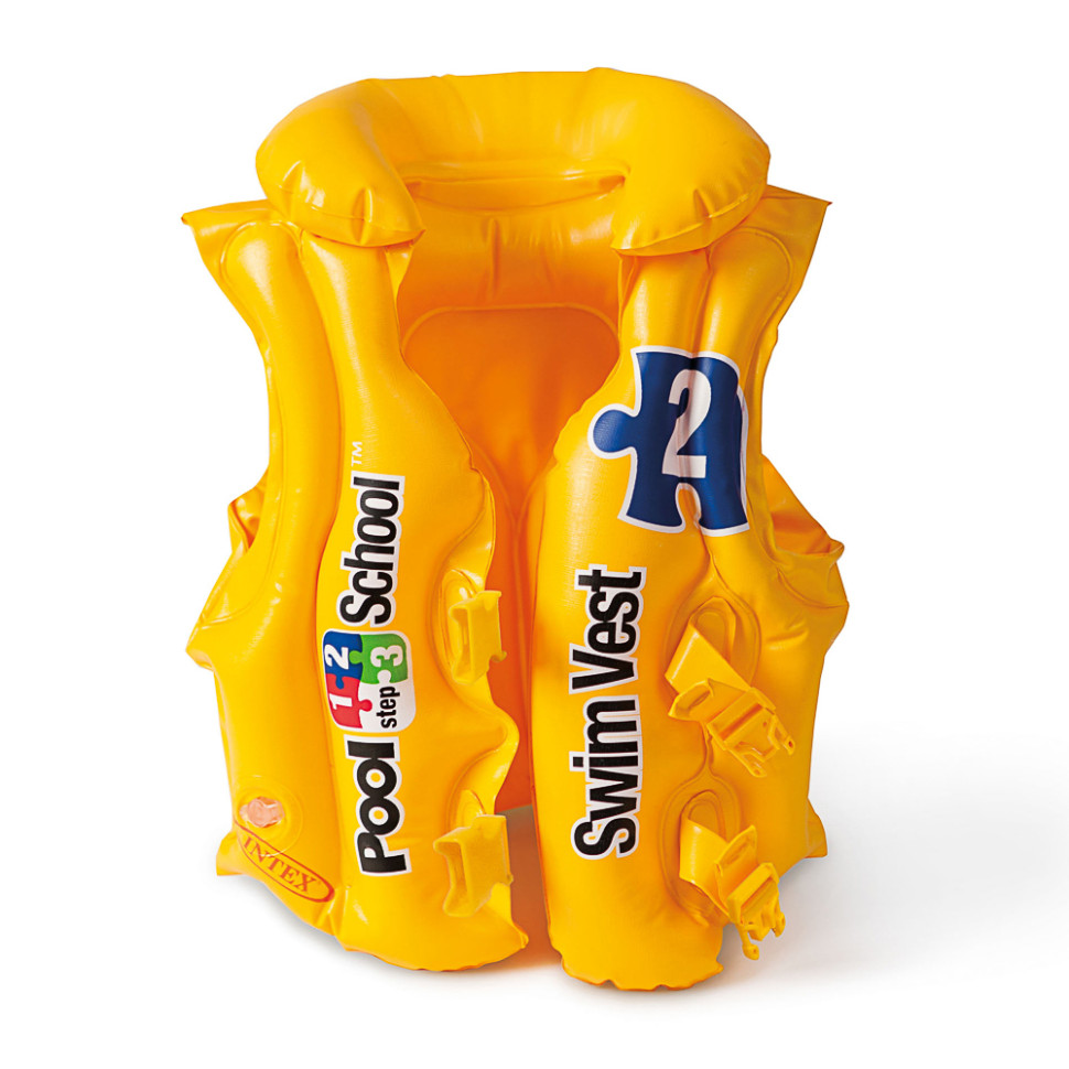 Жилет надувной INTEX DELUXE для обучения плаванию, для 3-6 лет, 58660EU