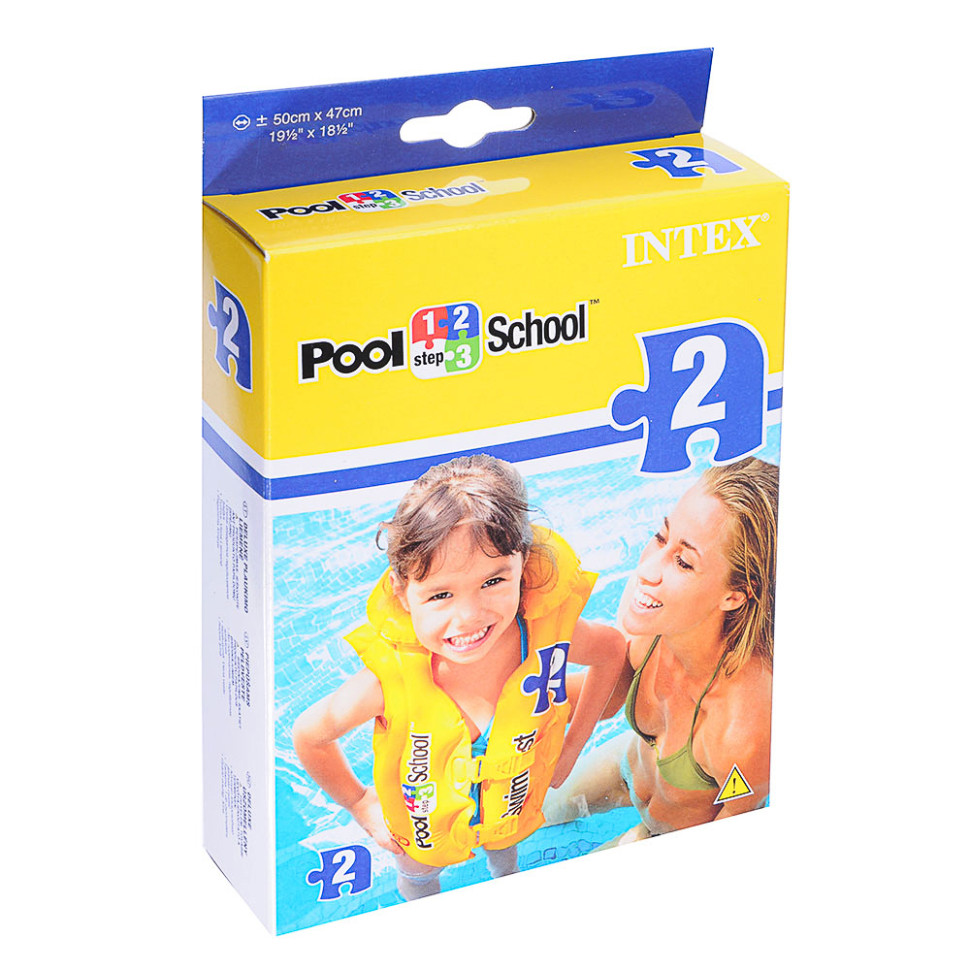 Жилет надувной INTEX DELUXE для обучения плаванию, для 3-6 лет, 58660EU