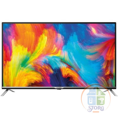 32" Телевизор Hyundai H-LED32ET3001 чёрный 1366x768, HD READY, 50 Гц, DVB-T2, DVB-T, DVB-C, DVB-S2,