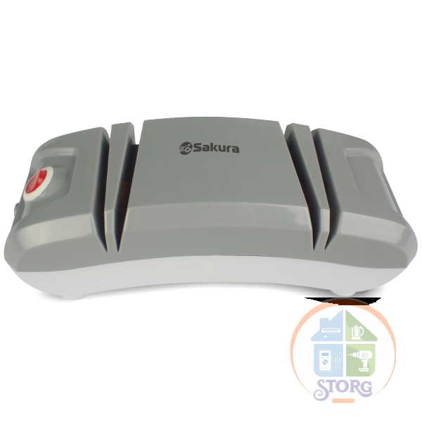 Электроножеточка ( точило) SAKURA SA-6604WG бел/сер 120 Вт, грубая заточка и тонкая заточка, автоматическая регулировка угла заточки